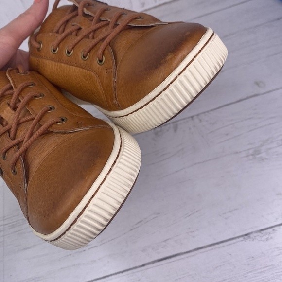 Born Brown Leather Sneakers in Womens Size 10 - Picture 4 of 9